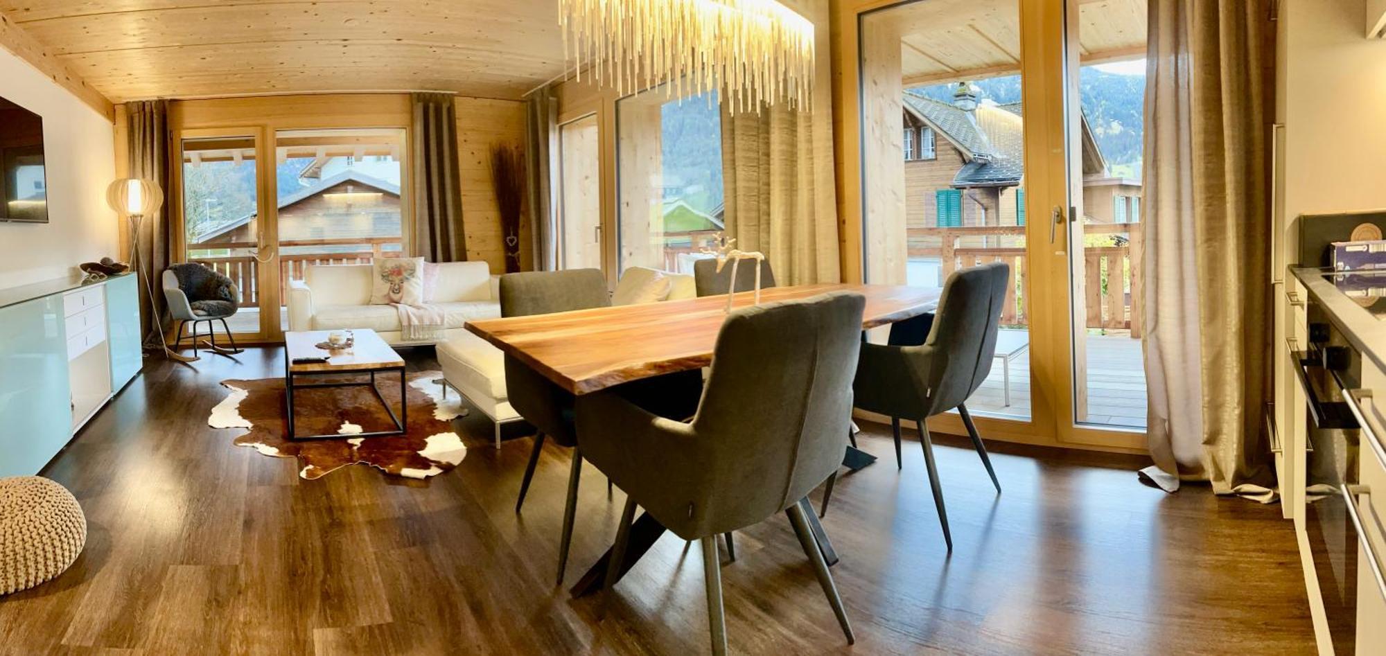 Chalet Carve - Apartments Eiger, Moench And Jungfrau 그린델발트 외부 사진